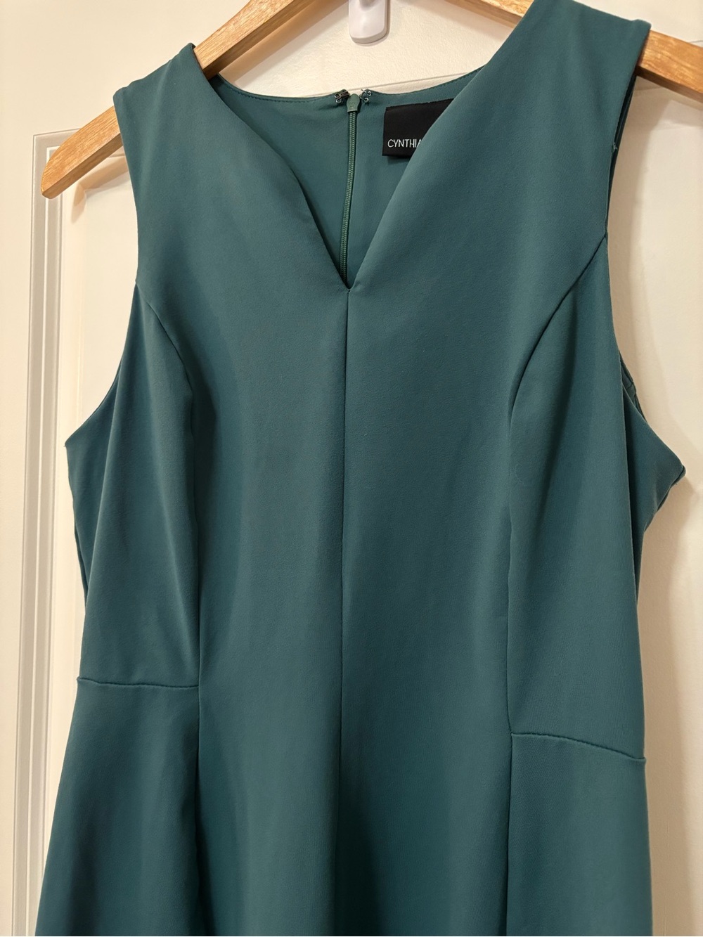 Cynthia Rowley Blue Green Sleeveless A-Line Mini Dress, Size S - Picture 3 of 8